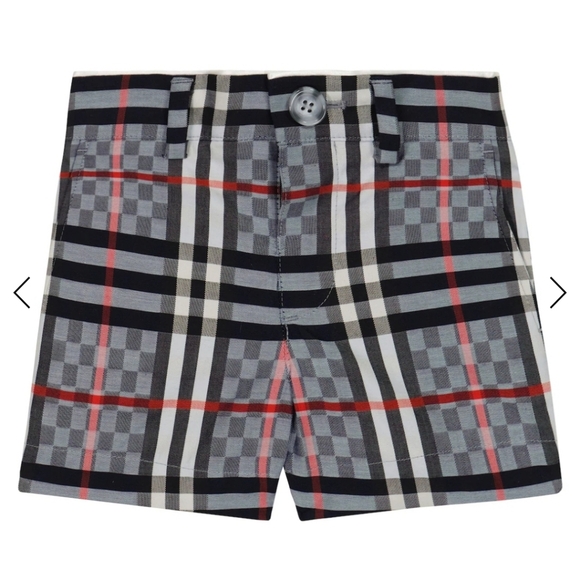 Burberry KidsBaby Vintage Check cotton-blend shorts
